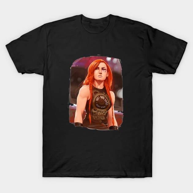 Becky Lynch Steel T-Shirt by jojoerashop